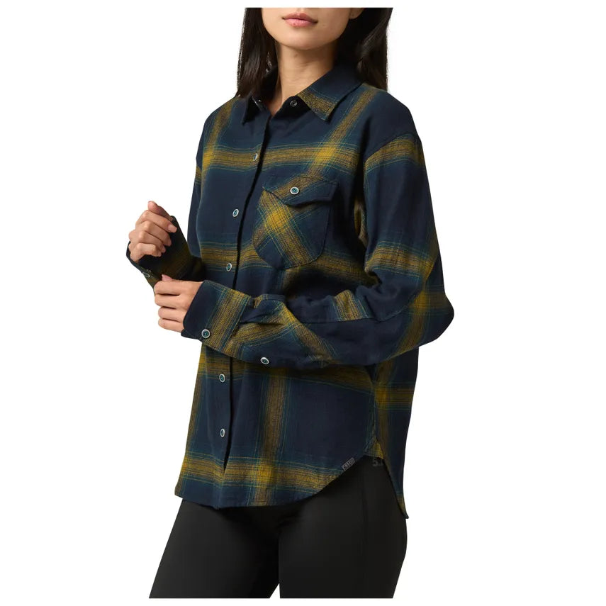 BRIANNA PLAID FLANNEL L/S